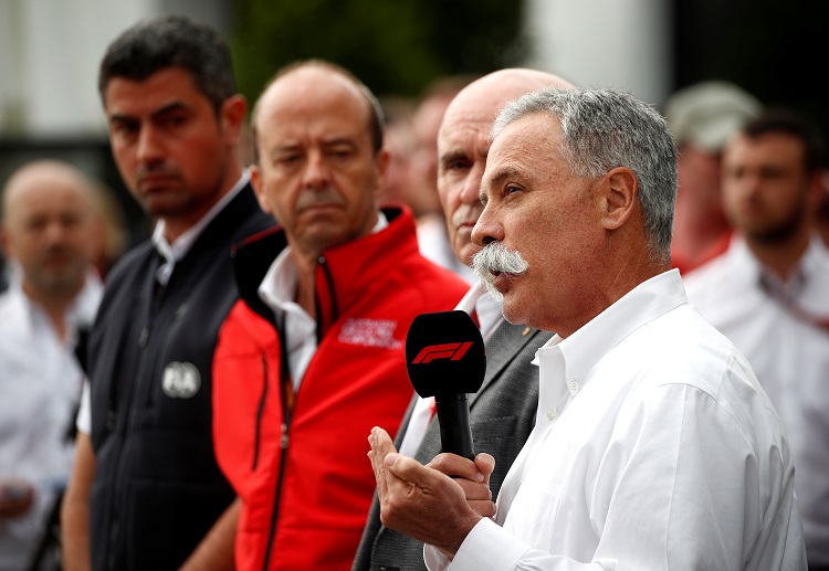 Formula One CEO Chase Carey is yet to give updates after cancelling the Australian Grand Prix
