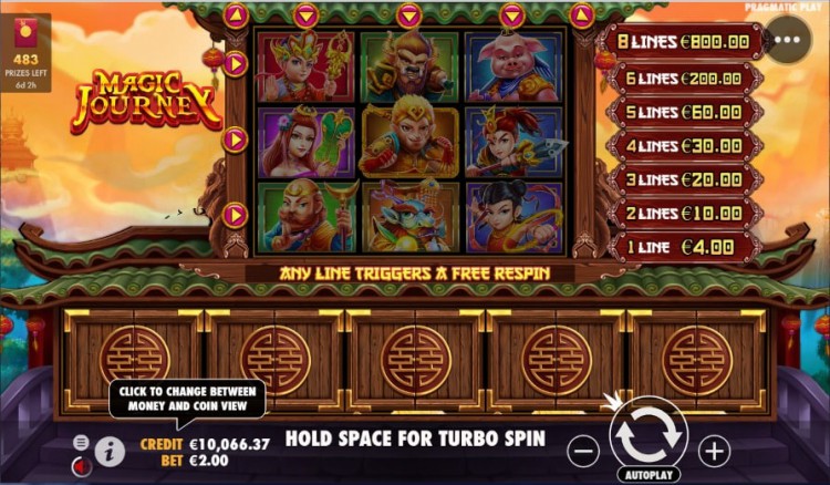 เกมน้องใหม่จากค่าย Pragmatic Play กับ Magic Journey จาก SBOBET