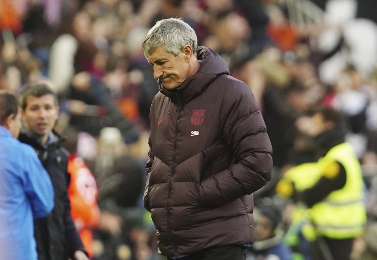 Quique Setien is hoping to win La Liga this season with Barcelona
