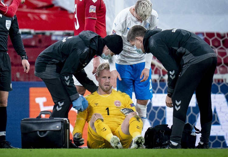 UEFA Nations League: Kasper Schmeichel was substituted in Denmark's 2-1 win vs Iceland