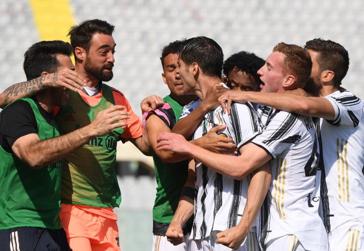 Serie A: tiền đạo người Tây Ban Nha Morata đã để lại dấu ấn bằng pha lập công đẳng cấp ở phút 46.