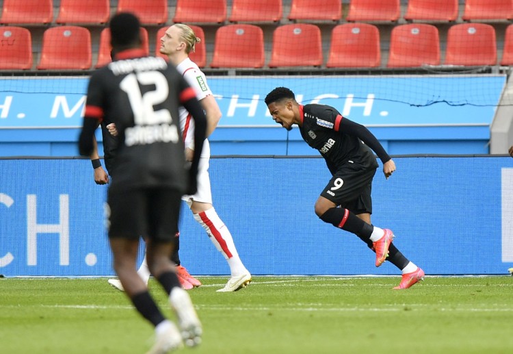 바이엘 레버쿠젠의 레온 베일리는 분데스리가 바이에른 뮌헨 전에서 득점을 노린다.