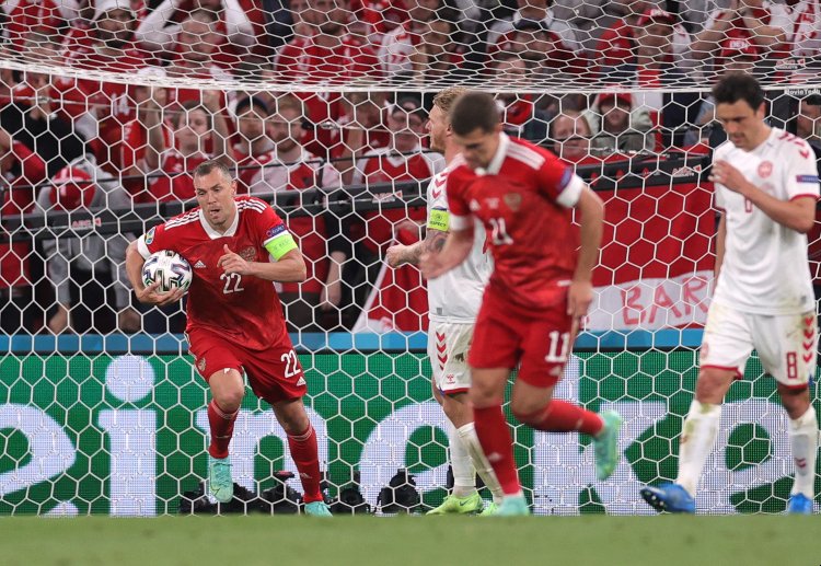 Euro 2020: Artem Dzyuba converts a penalty to put Russia in front
