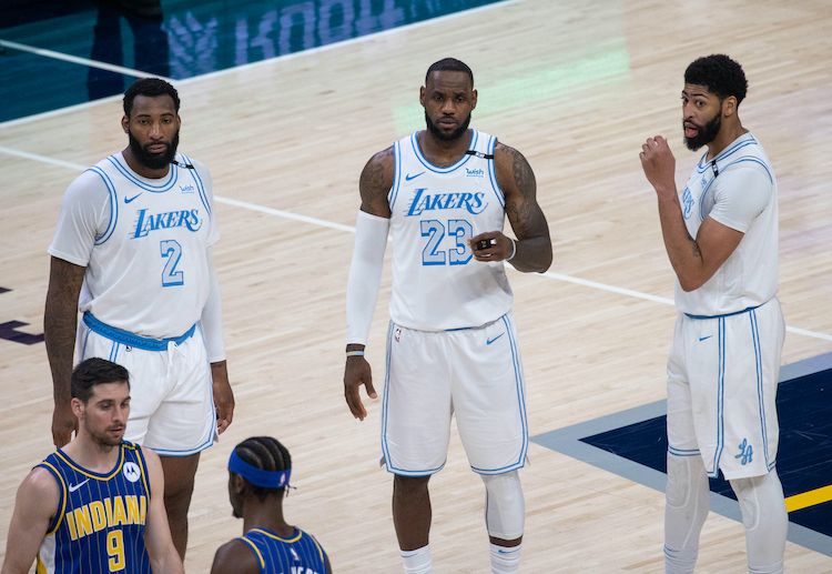 NBA 湖人的球员的赛场动态