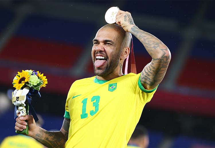 Dani Alves raih medali emas di Olimpiade 2020