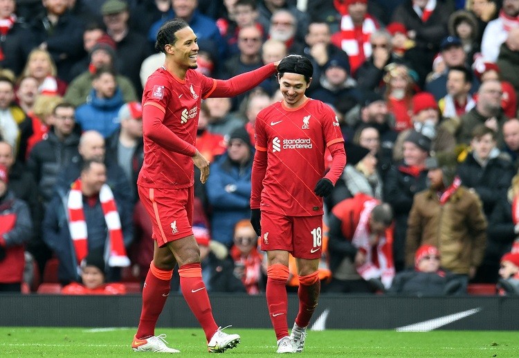 리버풀의 타쿠미 미나미노가 다가오는 FA컵 경기에서도 승리를 향한 활약을 이어갈 수 있을까?