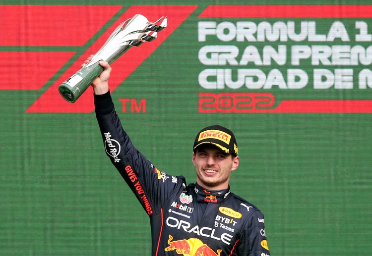 Red Bull driver Max Verstappen claims that top podium during the 2022 Mexican Grand Prix