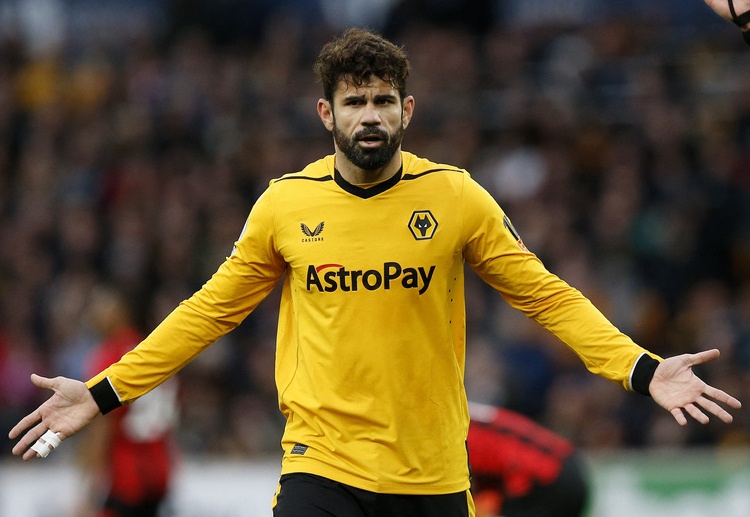 Diego Costa looks to give Wolves a win against Fulham in upcoming Premier League match