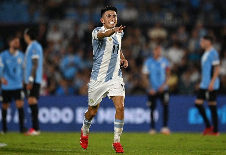 Thiago Almada scored in Argentina's last World Cup qualifiers match
