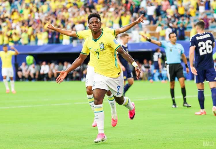 Vinicius Junior shines for Brazil with four goals in three World Cup 2026 matches